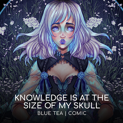 Blue Tea | Knowledge is of the size of my skull